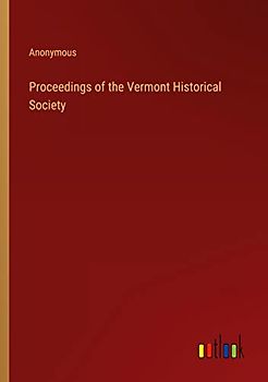Proceedings of the Vermont Historical Society