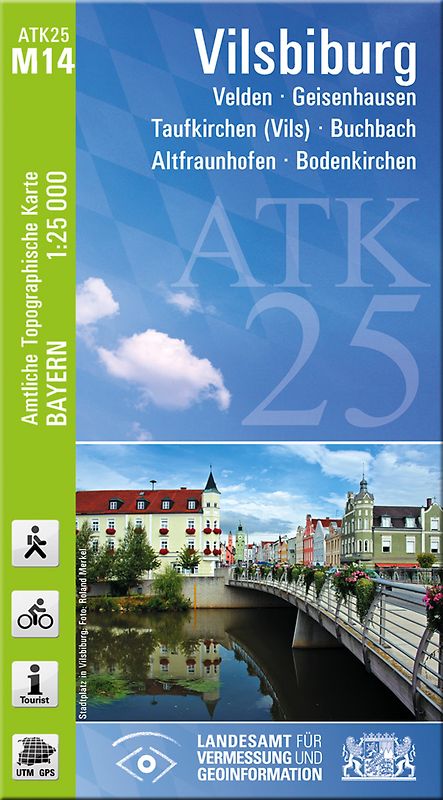 ATK25-M14 Vilsbiburg (Amtliche Topographische Karte 1:25000)