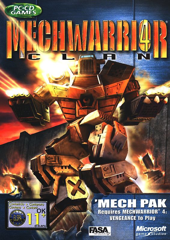Mechwarrior 4: Clan MechPak [Mercenaries AddOn] PC Spiele