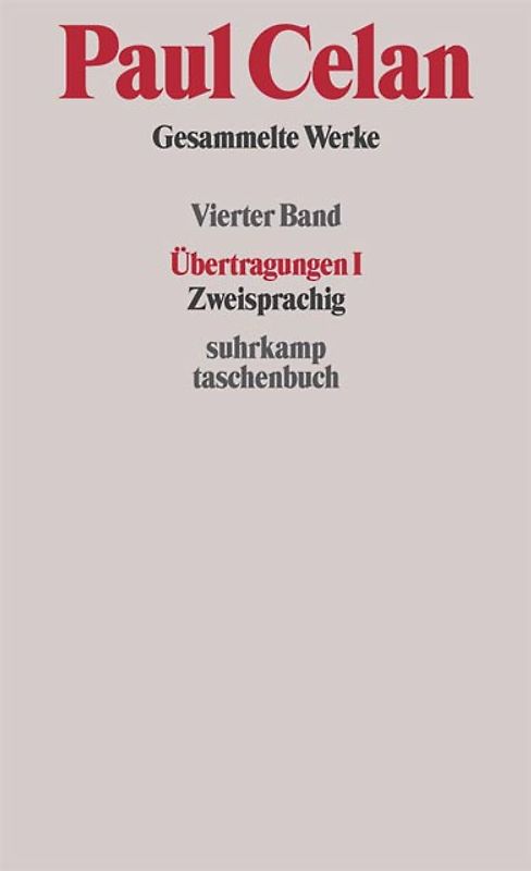 Gesammelte Werke 4–5. Übertragungen