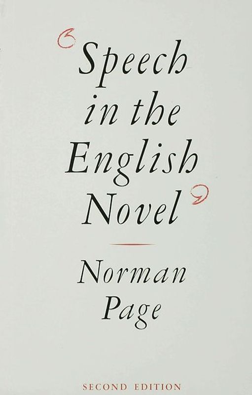Speech in the English Novel