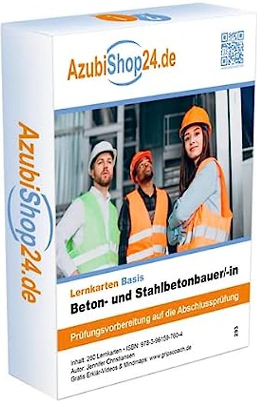 Lernkarten Beton- und Stahlbetonbauer: Prüfungsvorbereitung