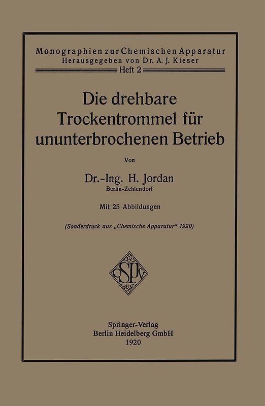 Die drehbare Trockentrommel für ununterbrochenen Betrieb