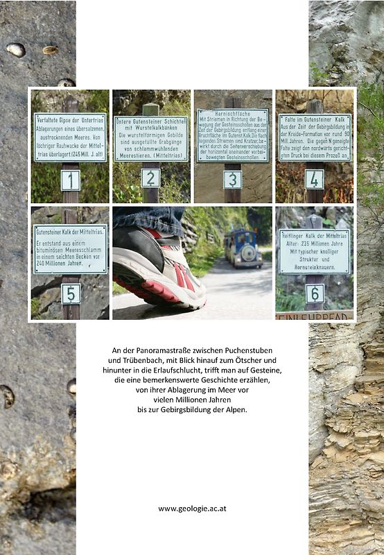 Gesteinslehrpfad Panoramastraße Puchenstuben