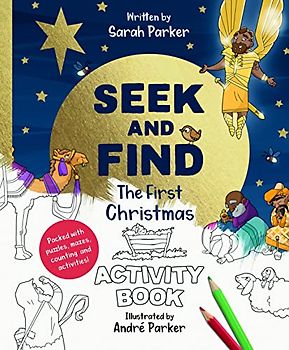 Seek and Find: The First Christmas Activity Book: Packed With Puzzles, Mazes, Counting, and Activities!