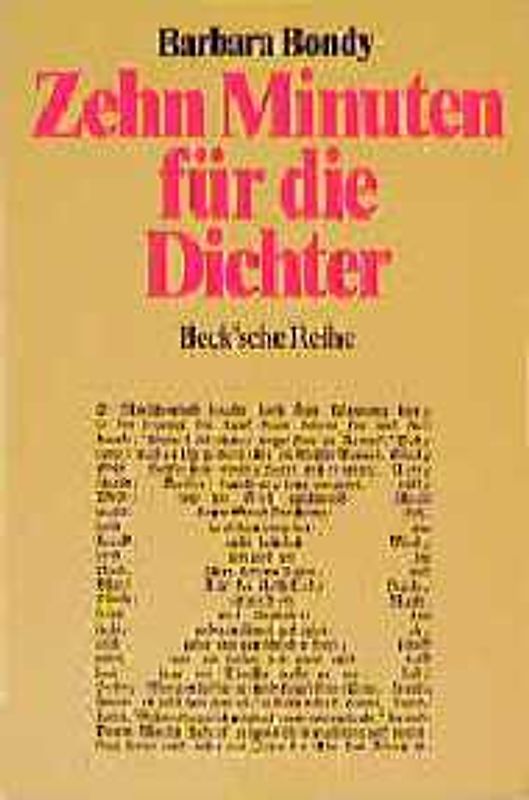 Zehn Minuten für die Dichter