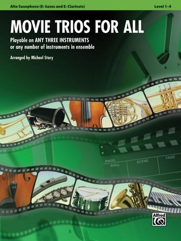 Movie Trios for All - Alto Saxophone (Eb Saxes and Eb Clarinets)
