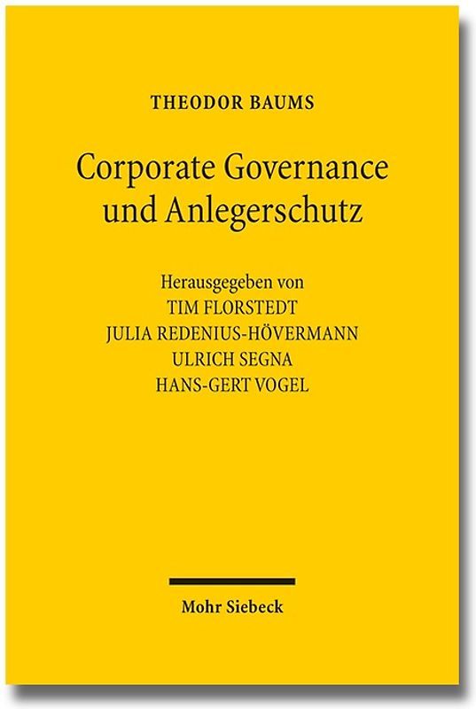 Corporate Governance und Anlegerschutz