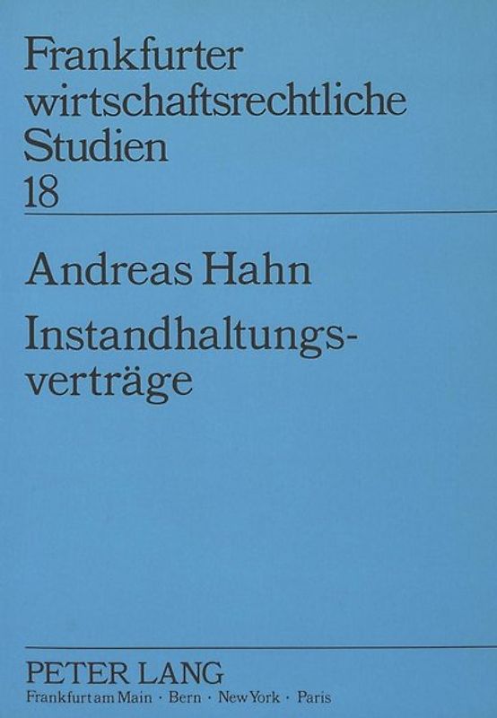 Instandhaltungsverträge