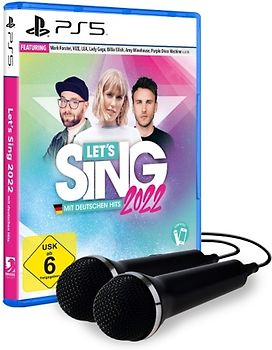 Let's Sing 2022 mit deutschen Hits + 2 Mics Bundleversion