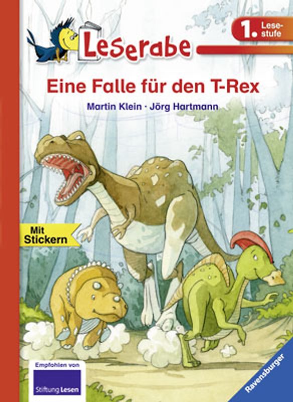 Leserabe 1. Lesestufe - Eine Falle für den T-Rex
