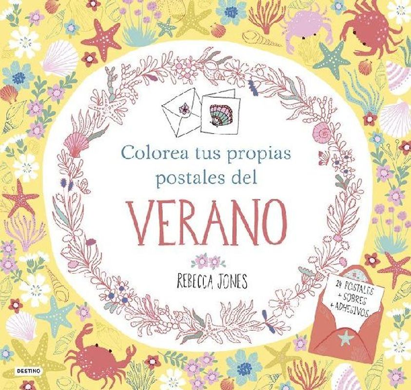 Colorea tus propias postales del verano