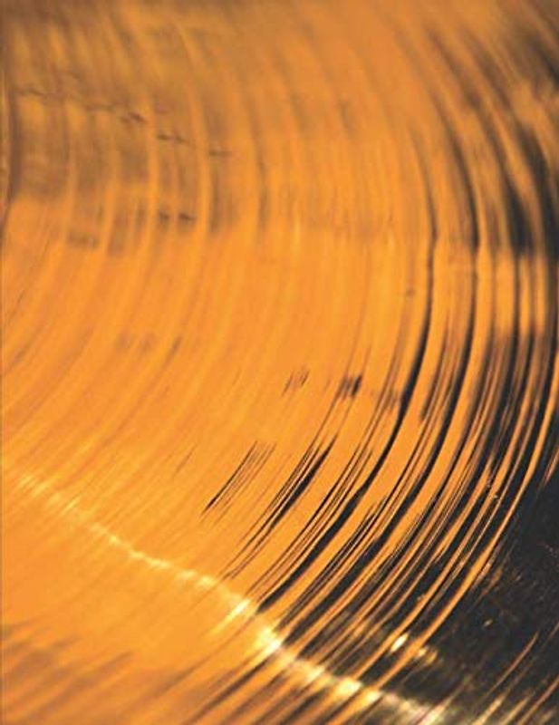 Notenheft: Das Notenbuch für alle Schlagzeuger ♦ über 100 blanko Seiten im A4 Format zum niederschreiben deiner besten Songs und Lieder ♦ Motiv: Drummer Becken 2