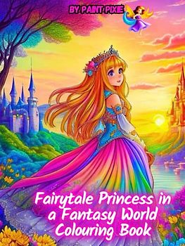 Fairytale Princess in a Fantasy World Colouring Book