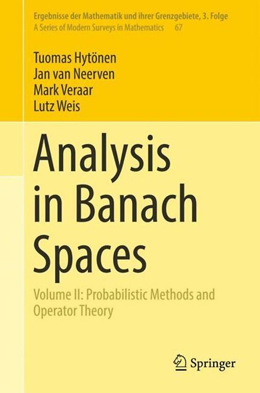 Analysis in Banach Spaces