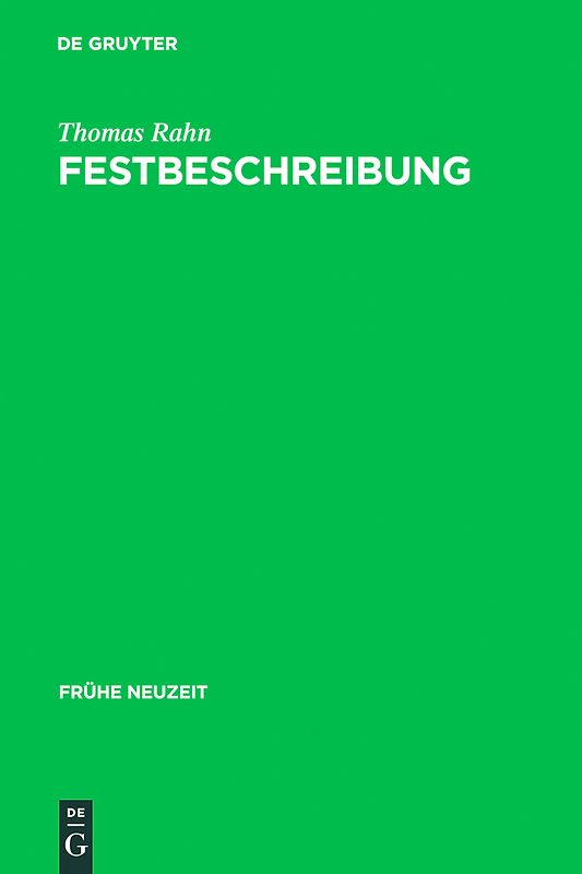 Festbeschreibung
