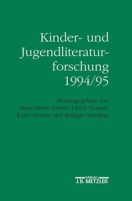 Kinder- und Jugendliteraturforschung 1994/95