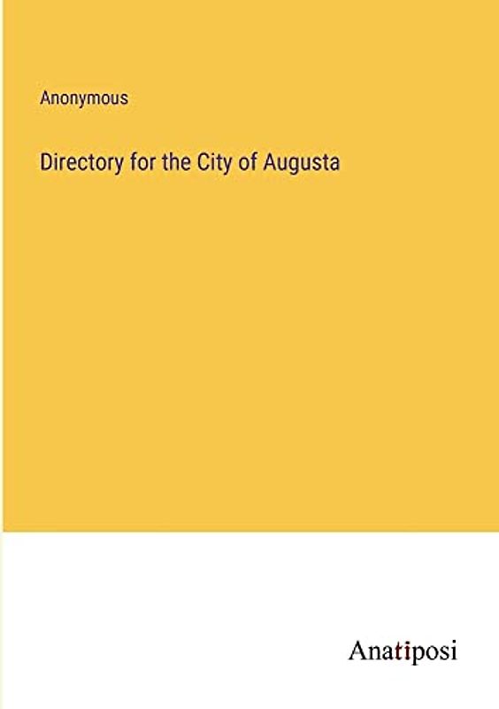 Directory for the City of Augusta