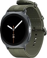 Samsung Galaxy Watch8 44 mm Boîtier aluminium graphite sur Sport Chic M/L kaki [Wi-Fi]