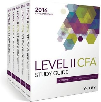 Wiley Study Guide for 2016 Level II CFA Exam