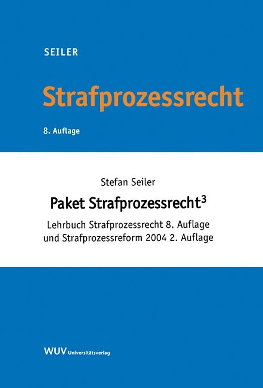 Strafprozessrecht 3 - Paket
