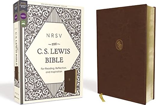 NRSV, The C. S. Lewis Bible, Leathersoft, Brown, Comfort Print: For Reading, Reflection, and Inspiration