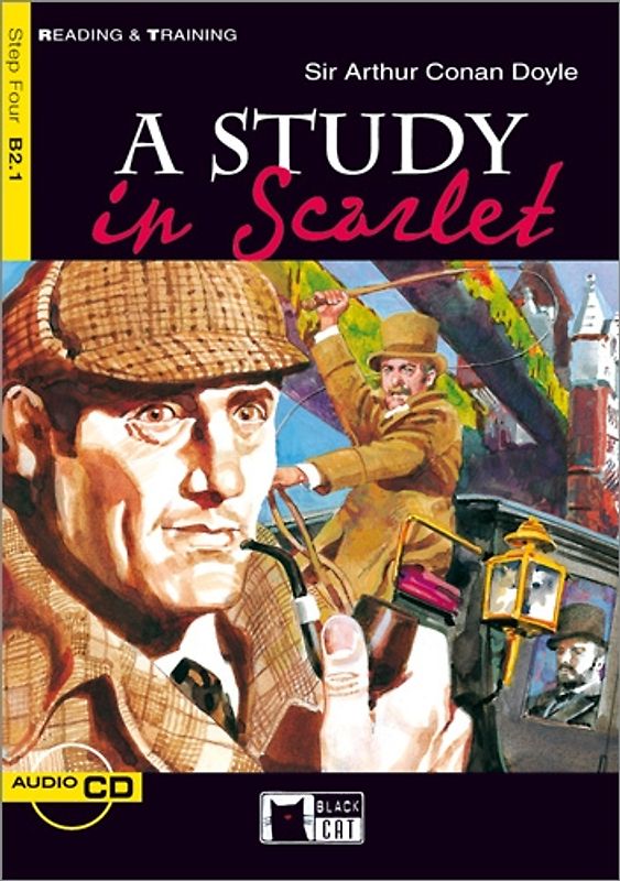 A Study in Scarlet - Buch mit Audio-CD