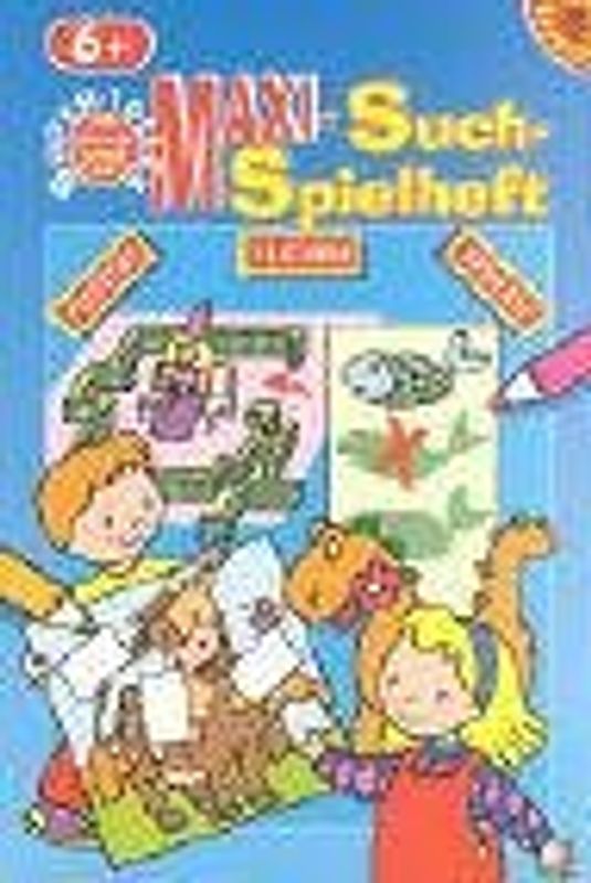 Maxi-Such-Spielheft (blau)