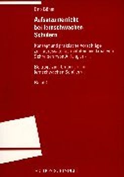 Aufsatzunterricht bei lernschwachen Schülern