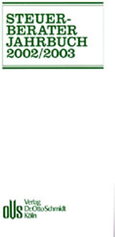 Steuerberater-Jahrbuch / Steuerberater-Jahrbuch