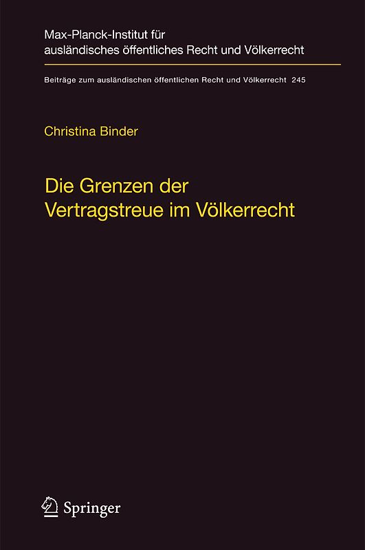 Die Grenzen der Vertragstreue im Völkerrecht