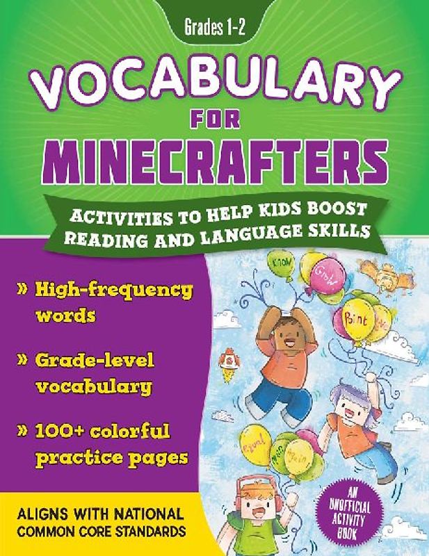 Vocabulary for Minecrafters: Grades 1-2