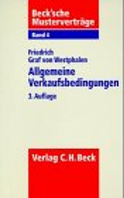 Allgemeine Verkaufsbedingungen