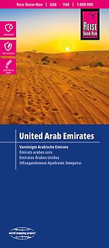 Reise Know-How Landkarte Vereinigte Arabische Emirate | United Arab Emirates (1:600.000)