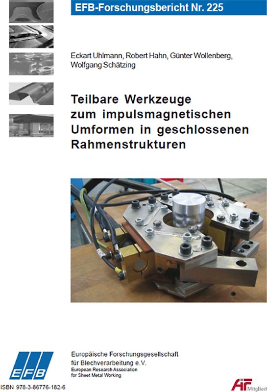 Teilbare Werkzeuge zum impulsmagnetischen Umformen in geschlossenen Rahmenstrukturen