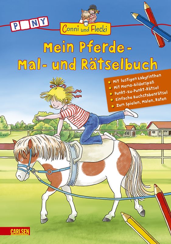 Conni und Flecki: Conni und Flecki: Mein Pferde - Mal- und Rätselbuch