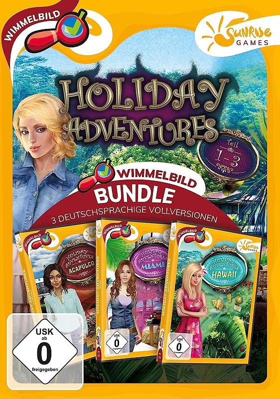 Holiday Adventures 1-3 PC Spiele