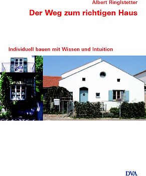 Der Weg zum richtigen Haus
