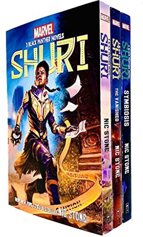 Marvel Black Panther Shuri Series 3 Books Collection Set By Nic Stone (Shuri: A Black Panther, The Vanished & Symbiosis)