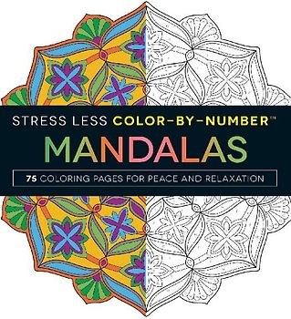 Stress Less Color-By-Number Mandalas