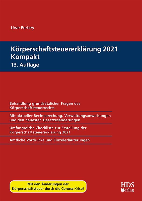 Körperschaftsteuererklärung 2021 Kompakt