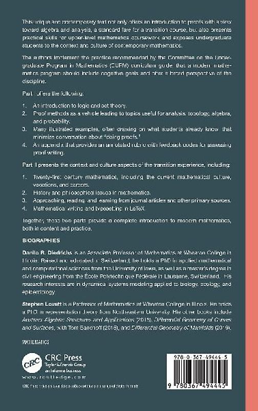 Transition to Advanced Mathematics