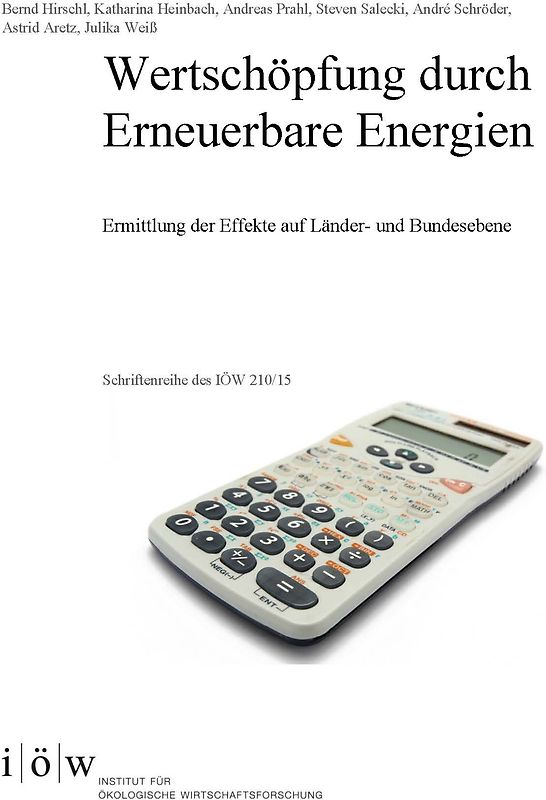 Wertschöpfung durch Erneuerbare Energien