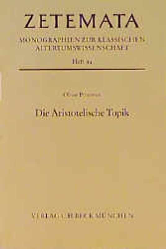 Die Aristotelische Topik