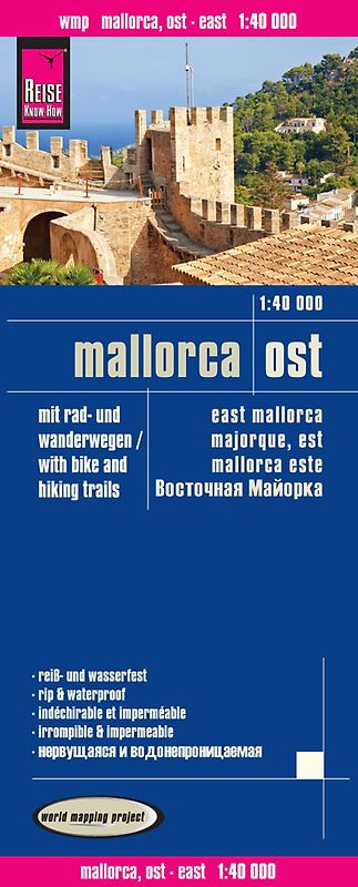 Reise Know-How Rad- und Wanderkarte Mallorca Ost (1:40.000)