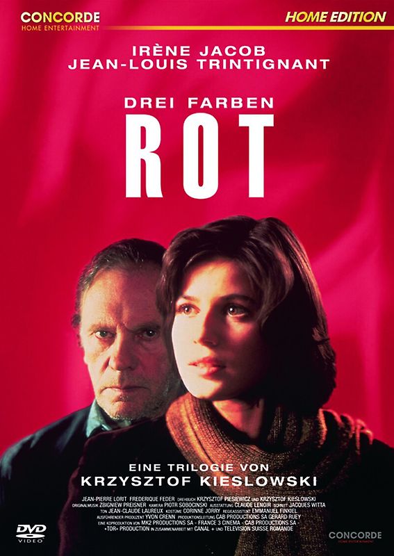 Drei Farben: Rot DVD