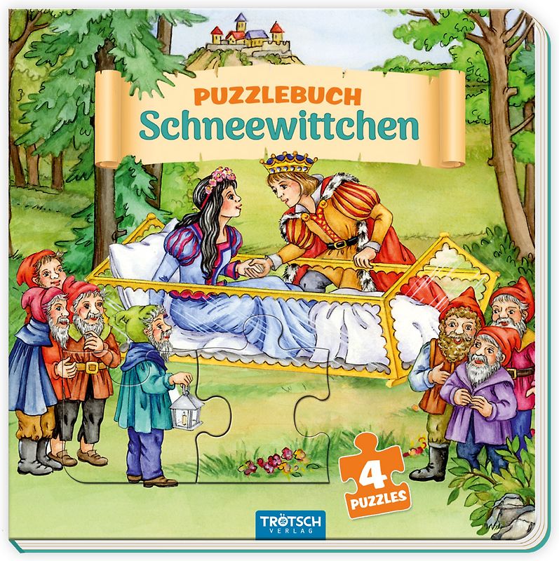 Trötsch Pappenbuch Puzzlebuch Schneewittchen