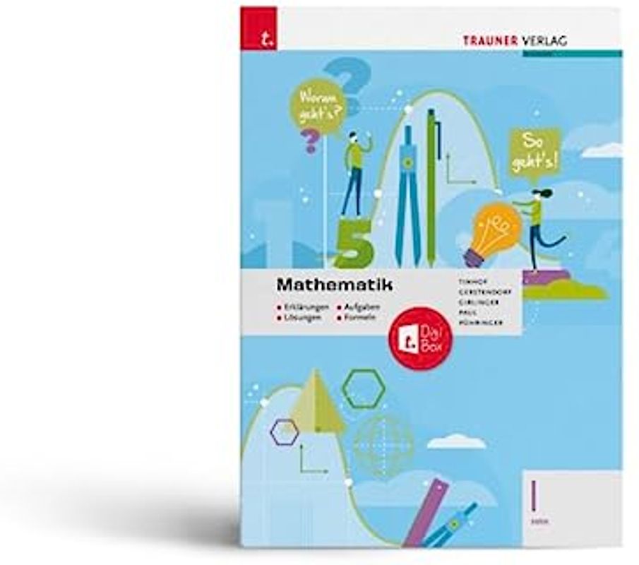 Mathematik I HAK + TRAUNER-DigiBox + E-Book plus - Erklärungen, Aufgaben, Lösungen, Formeln