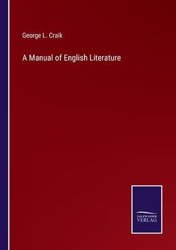 A Manual of English Literature