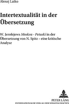 Intertextualitaet in der Uebersetzung